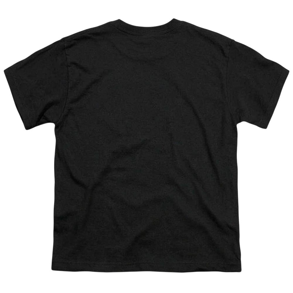 Black - Back - Bob Ross Childrens-Kids Happy Accidents T-Shirt