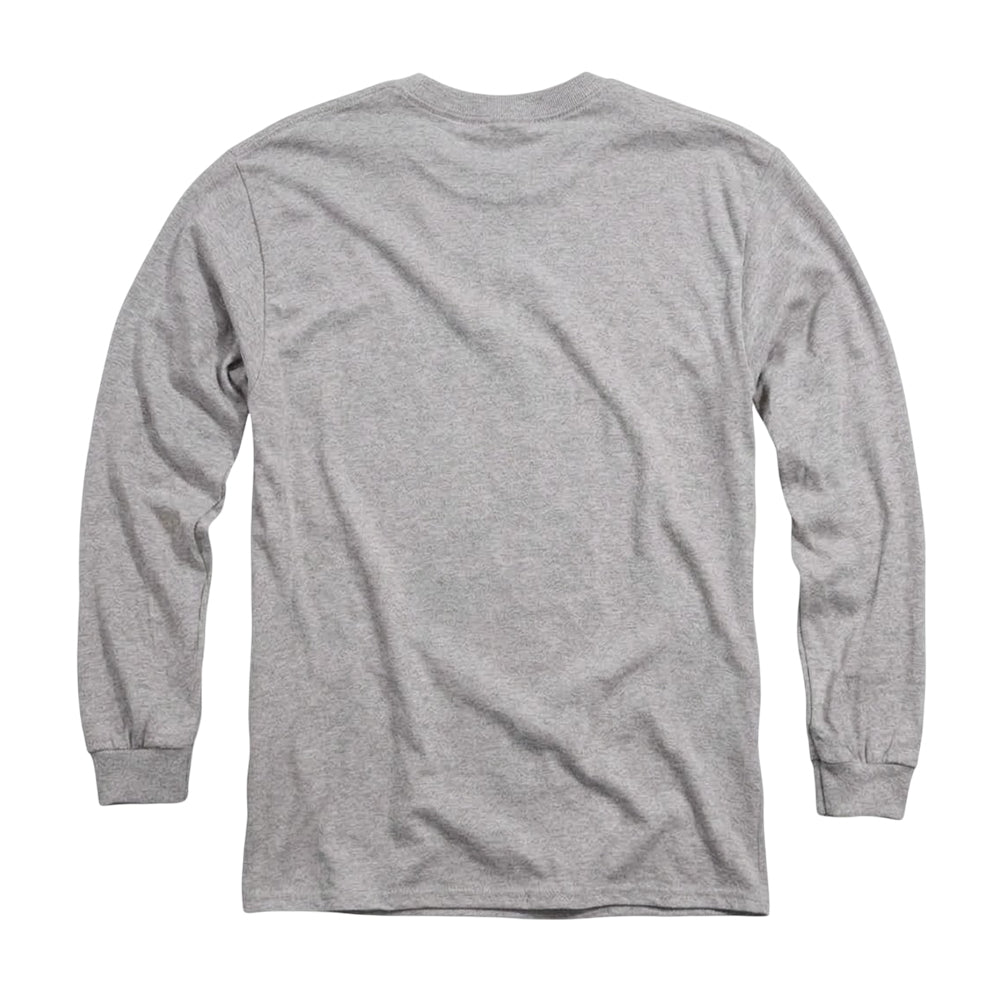 Athletic Heather - Back - Bob Ross Unisex Adult Paint Shop Long-Sleeved T-Shirt