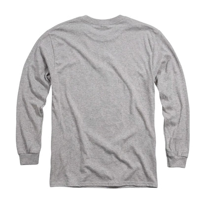 Athletic Heather - Back - Bob Ross Unisex Adult Paint Shop Long-Sleeved T-Shirt