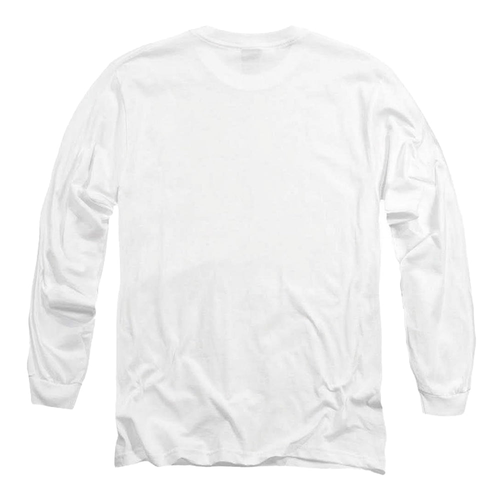 White - Back - Bob Ross Unisex Adult A Warm Winter Long-Sleeved T-Shirt