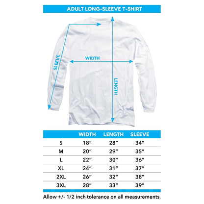 White - Lifestyle - Bob Ross Unisex Adult A Warm Winter Long-Sleeved T-Shirt