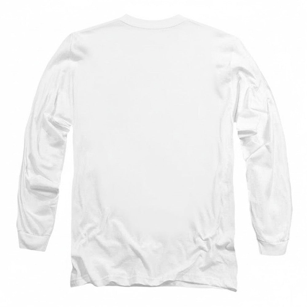 White - Back - Bob Ross Unisex Adult Valley Hair Long-Sleeved T-Shirt
