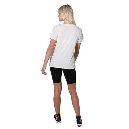 White - Back - Bob Ross Womens-Ladies A Warm Winter Regular T-Shirt