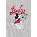 Sport Heather - Lifestyle - Disney Childrens-Kids Love You Mickey Mouse Cupid Valentine`s Day T-Shirt