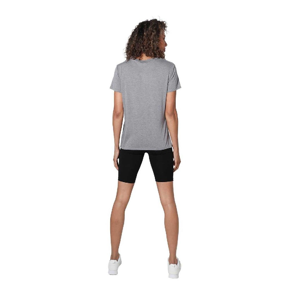 Athletic Heather - Back - Bob Ross Womens-Ladies Happy Trees University T-Shirt