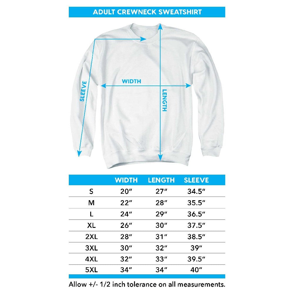 White - Lifestyle - Bob Ross Unisex Adult Valley Signature Sweatshirt