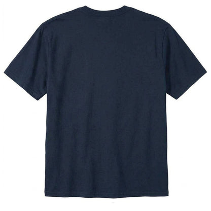 Navy - Back - Bob Ross Unisex Adult Just Happy Accidents Clouds T-Shirt
