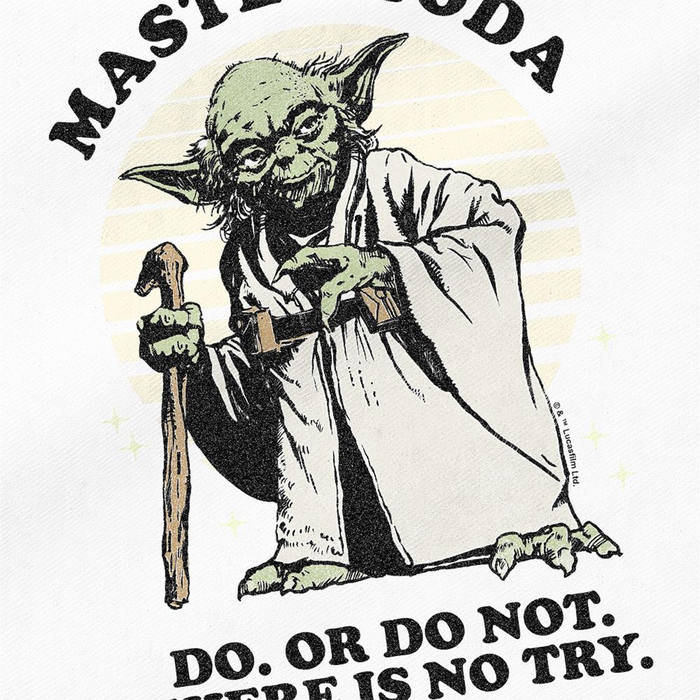 White - Front - Star Wars Do Or Do Not There Is No Try Yoda Tote Bag