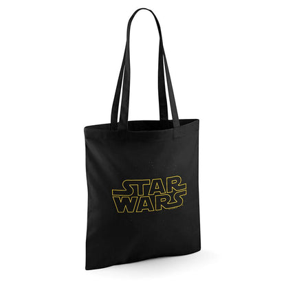 Black - Back - Star Wars Logo Travel Tote Bag