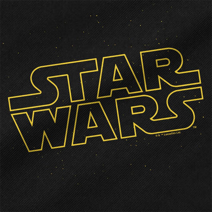 Black - Side - Star Wars Logo Travel Tote Bag