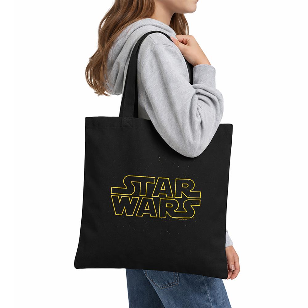 Black - Lifestyle - Star Wars Logo Travel Tote Bag