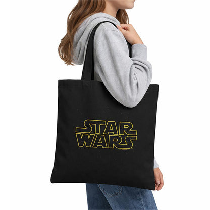 Black - Lifestyle - Star Wars Logo Travel Tote Bag
