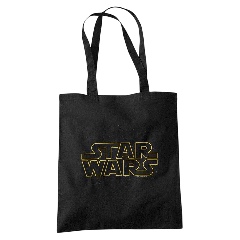 Black - Front - Star Wars Logo Travel Tote Bag
