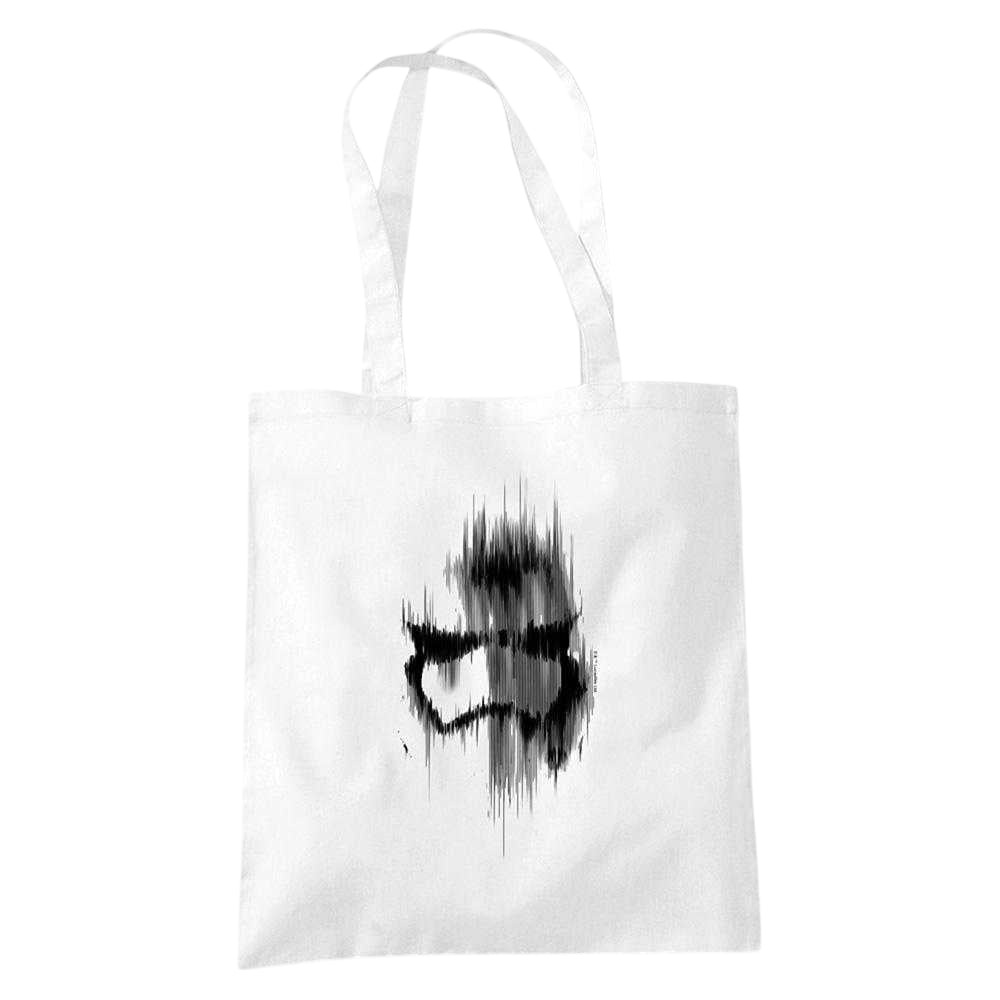 White - Front - Star Wars Face Stormtrooper Tote Bag