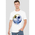 White - Back - The Nightmare Before Christmas Mens Jack Skellington Painted T-Shirt