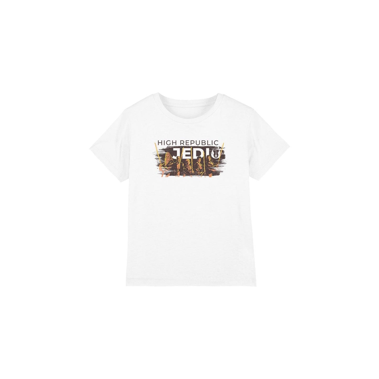 White - Front - Star Wars: The Acolyte Childrens-Kids High Republic Jedi Ink Group T-Shirt