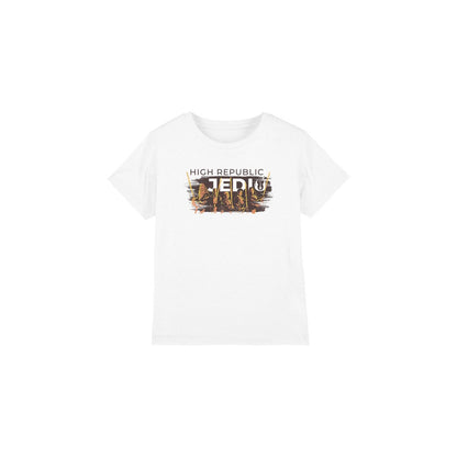 White - Front - Star Wars: The Acolyte Childrens-Kids High Republic Jedi Ink Group T-Shirt