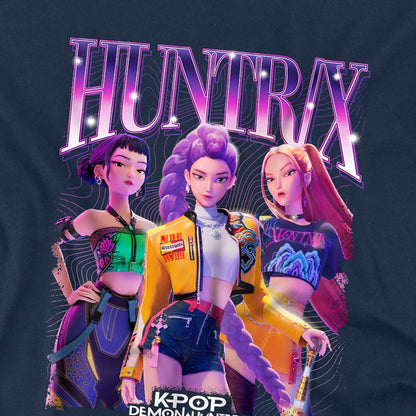 Navy - Side - K-Pop Demon Hunters Childrens-Kids T-Shirt
