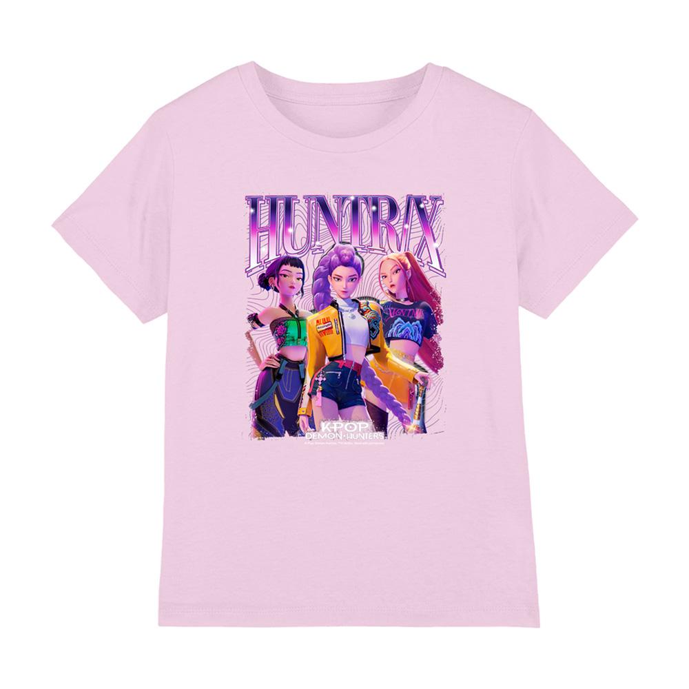 Pink - Front - K-Pop Demon Hunters Childrens-Kids T-Shirt