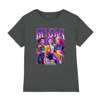 Charcoal - Front - K-Pop Demon Hunters Childrens-Kids T-Shirt