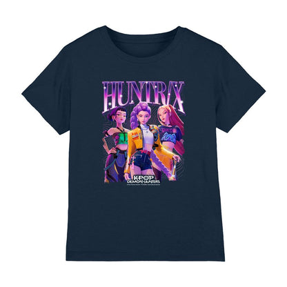 Navy - Front - K-Pop Demon Hunters Childrens-Kids T-Shirt
