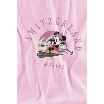 Pink - Lifestyle - Disney Childrens-Kids Switzerland Mickey Mouse T-Shirt