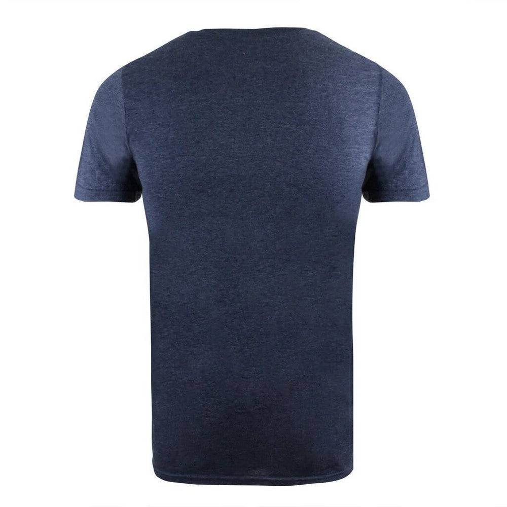 Heather Navy - Back - Star Wars Mens Sunset Cotton T-Shirt