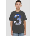 Charcoal - Back - Star Wars Childrens-Kids 3 R2-D2 T-Shirt