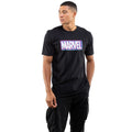 Black - Lifestyle - Marvel Mens Logo T-Shirt