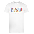 White - Front - Marvel Mens Logo T-Shirt