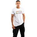 White - Lifestyle - Marvel Mens Logo T-Shirt