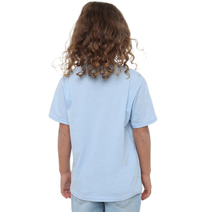 Light Blue - Pack Shot - K-Pop Demon Hunters Childrens-Kids Huntrix Rumi Chibi Group T-Shirt