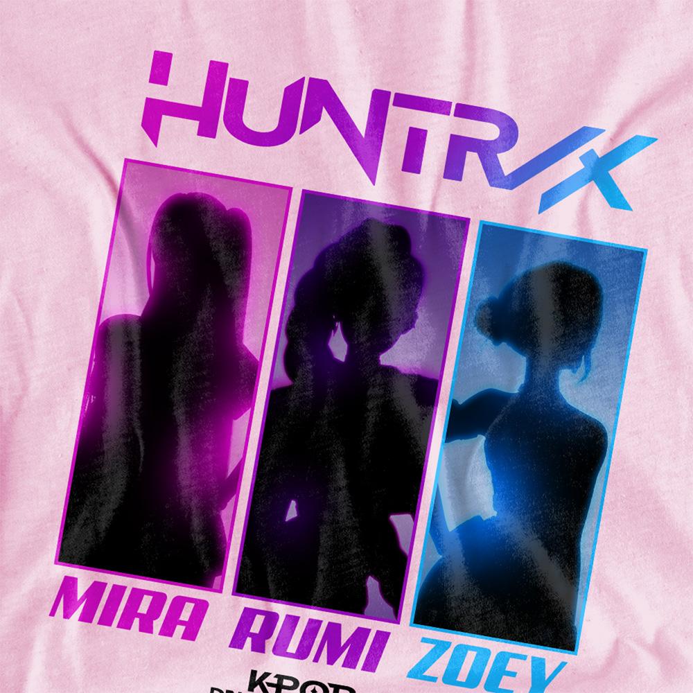 Pink - Side - K-Pop Demon Hunters Childrens-Kids Huntrix Spotlight T-Shirt