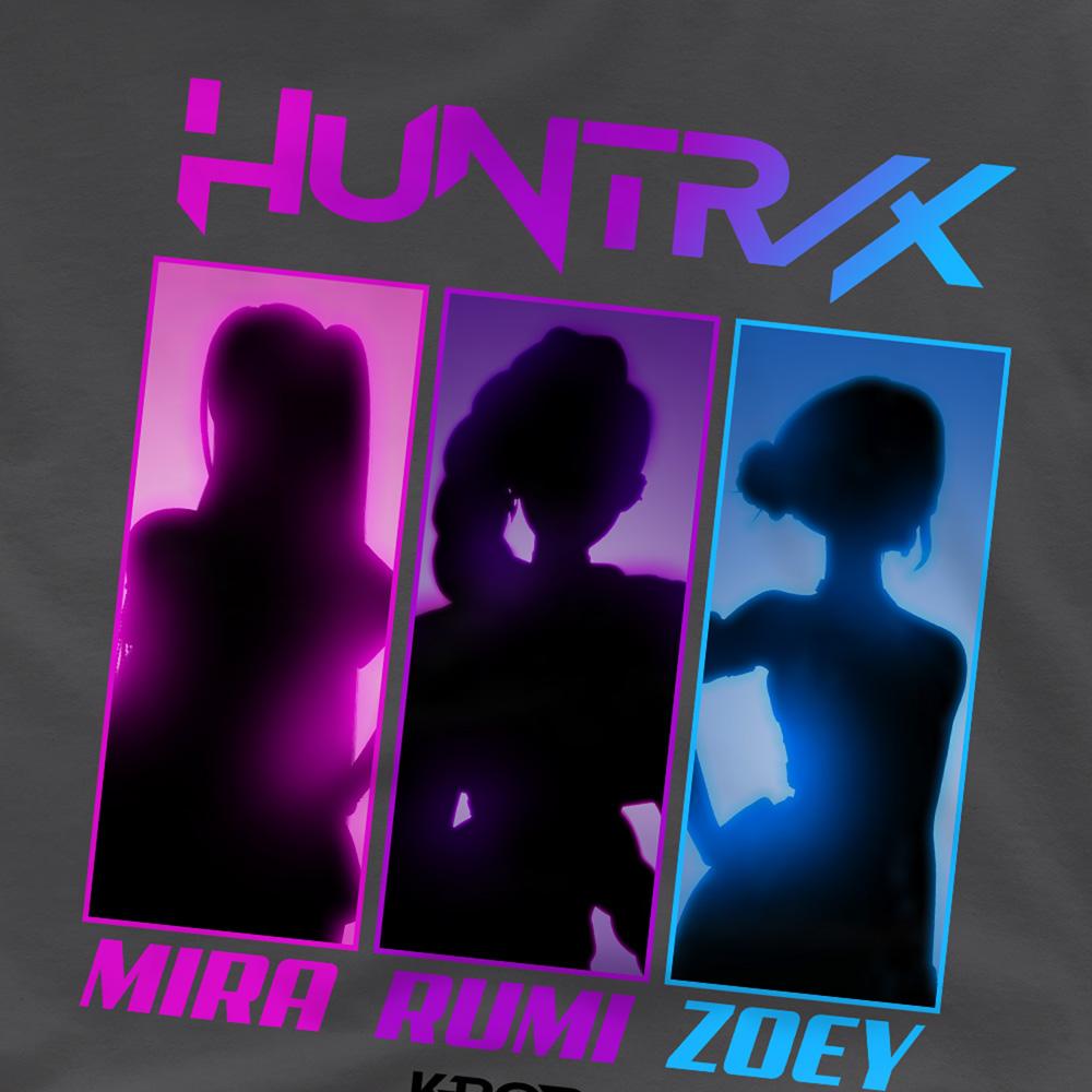 Charcoal - Side - K-Pop Demon Hunters Childrens-Kids Huntrix Spotlight T-Shirt