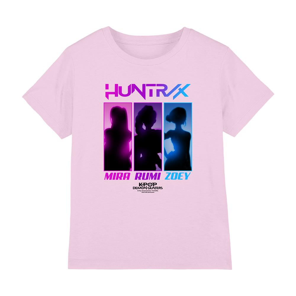 Pink - Front - K-Pop Demon Hunters Childrens-Kids Huntrix Spotlight T-Shirt
