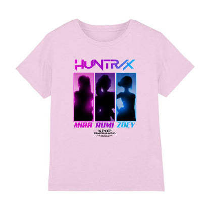 Pink - Front - K-Pop Demon Hunters Childrens-Kids Huntrix Spotlight T-Shirt