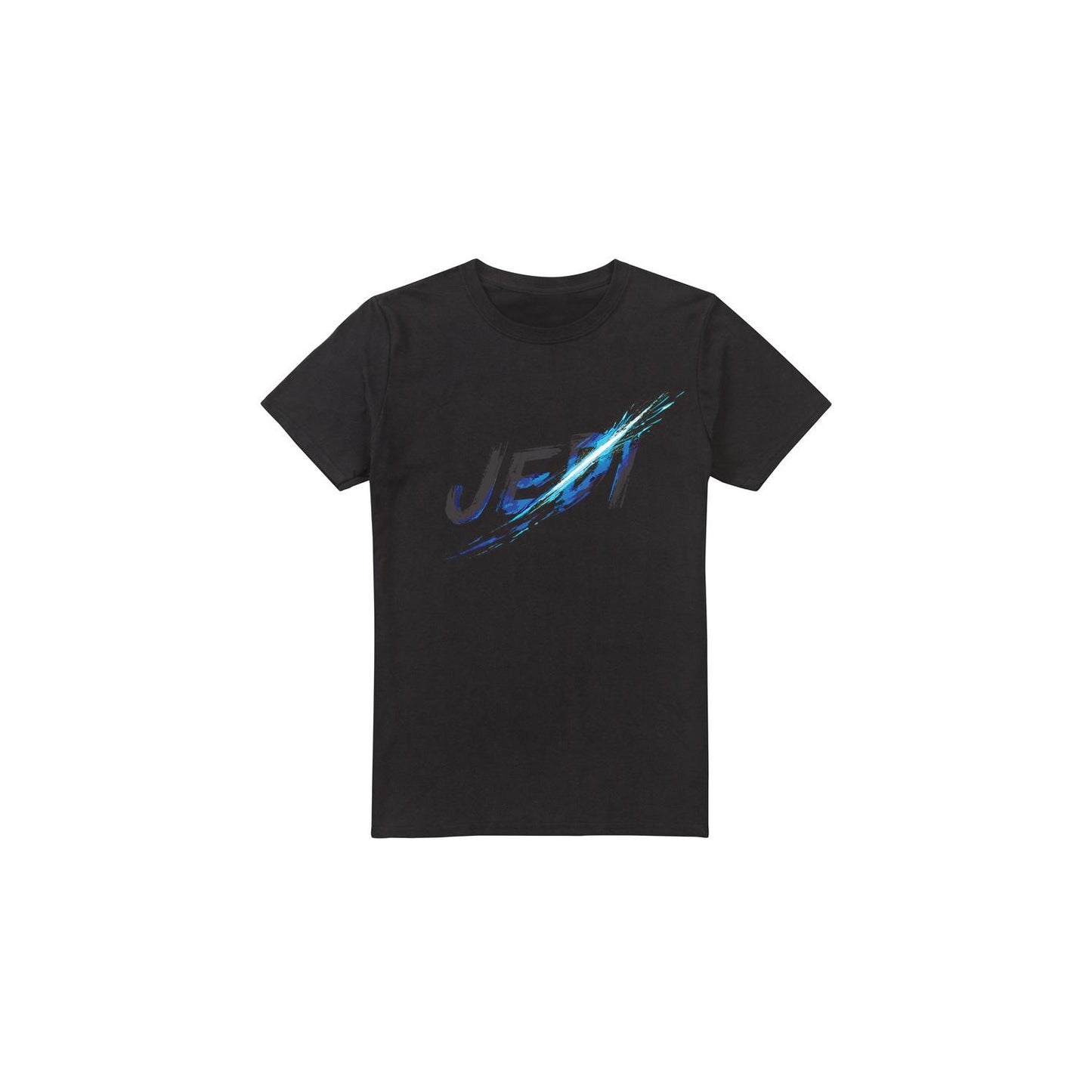 Black - Front - Star Wars Mens Jedi Obi Wan Kenobi Slash T-Shirt
