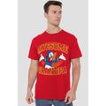 Red - Back - Disney Mens Awesome Grandpa Donald Duck T-Shirt