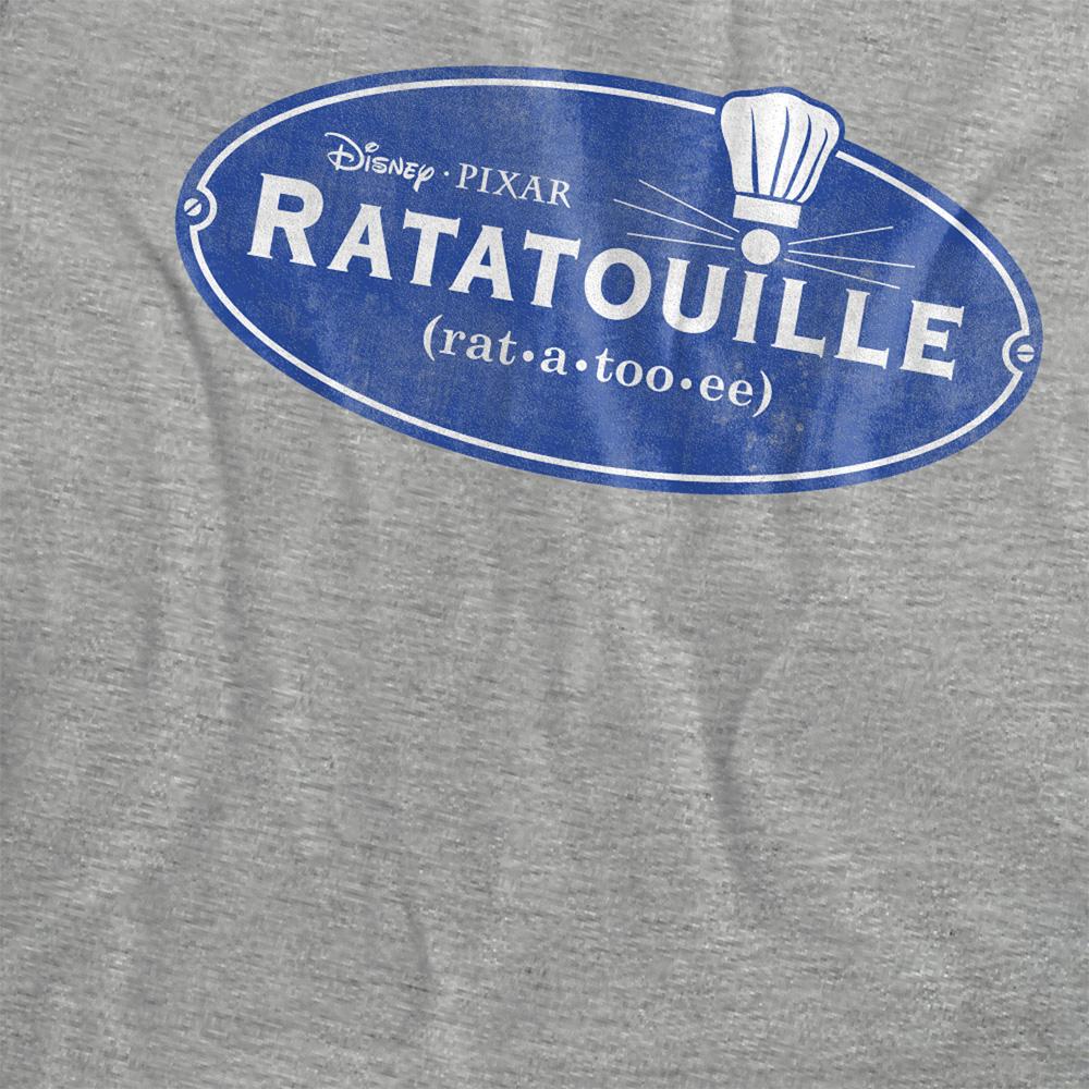 Athletic Heather - Side - Ratatouille Womens-Ladies Logo T-Shirt