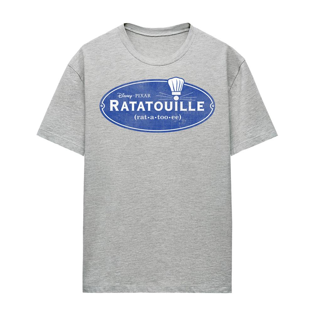 Athletic Heather - Front - Ratatouille Womens-Ladies Logo T-Shirt