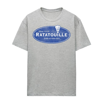 Athletic Heather - Front - Ratatouille Womens-Ladies Logo T-Shirt