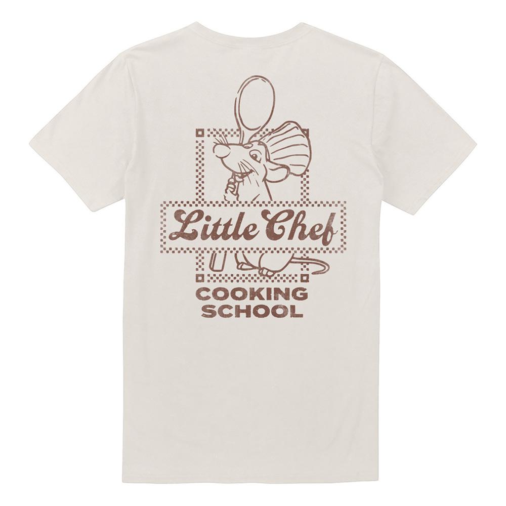 Natural - Pack Shot - Ratatouille Unisex Adult Little Chef Mono Back Print T-Shirt