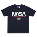 Navy - Front - NASA Boys Flag T-Shirt