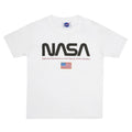 White - Front - NASA Boys Flag T-Shirt
