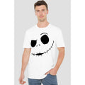 White - Back - The Nightmare Before Christmas Mens Jack Face T-Shirt