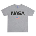 Sports Grey - Front - NASA Boys Flag T-Shirt