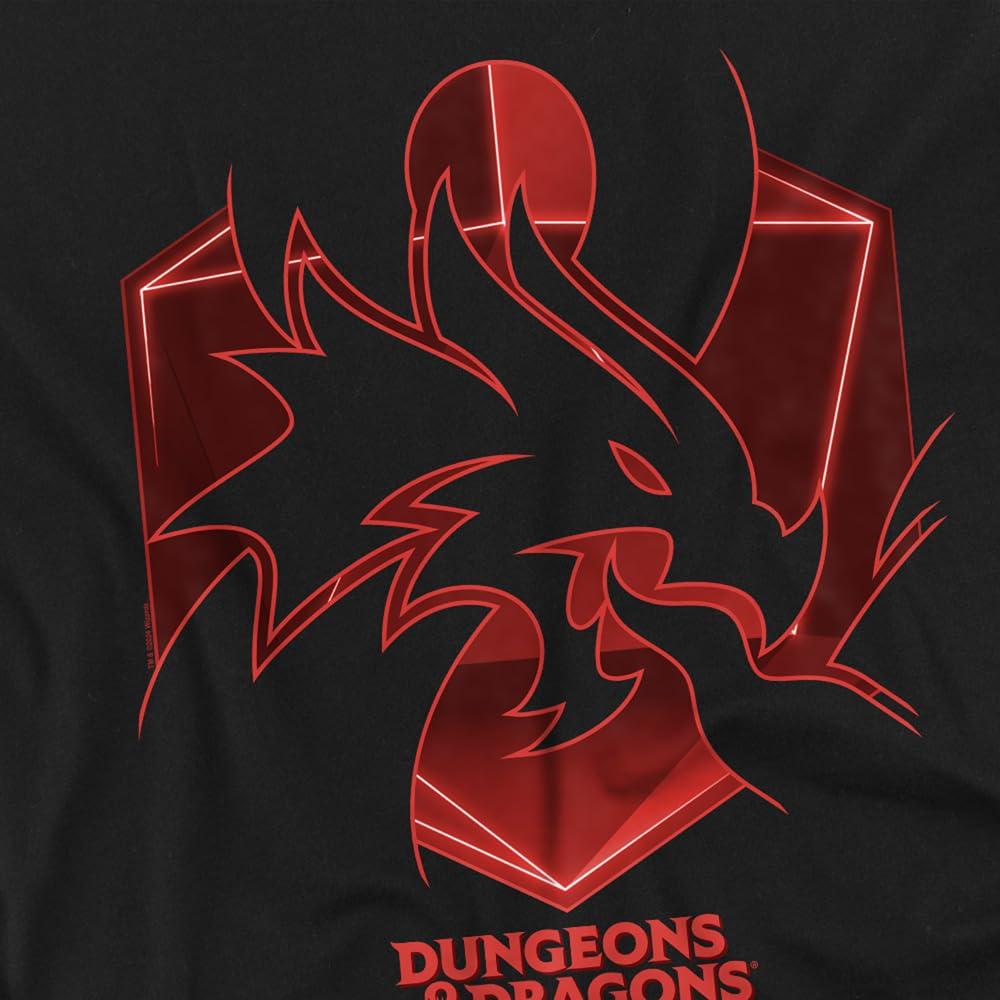 Black - Pack Shot - Dungeons & Dragons Mens Ampersand Cutout T-Shirt