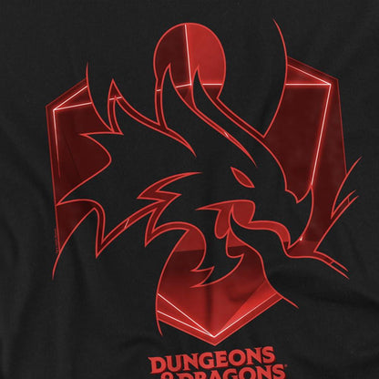 Black - Pack Shot - Dungeons & Dragons Mens Ampersand Cutout T-Shirt