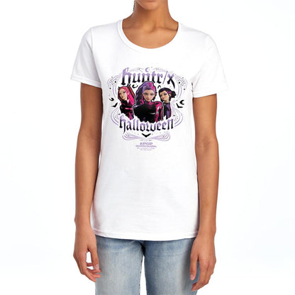 White - Lifestyle - K-Pop Demon Hunters Womens-Ladies Huntrix Fitted T-Shirt