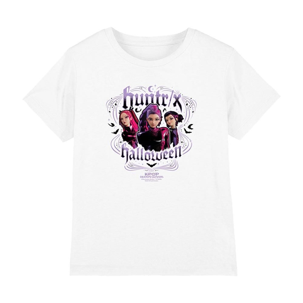 White - Front - K-Pop Demon Hunters Childrens-Kids Huntrix Halloween T-Shirt